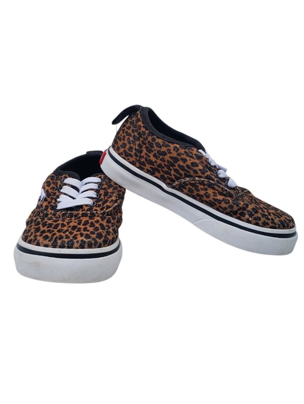 Vans Low Top Era Cheetah Leopard Print Canvas Sneakers Toddler Kids Size 7